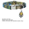Vintage Pet Collar Boho Adjustable Nylon Dog Collar with Bead Pendant for Small Medium Large Dogs Cats