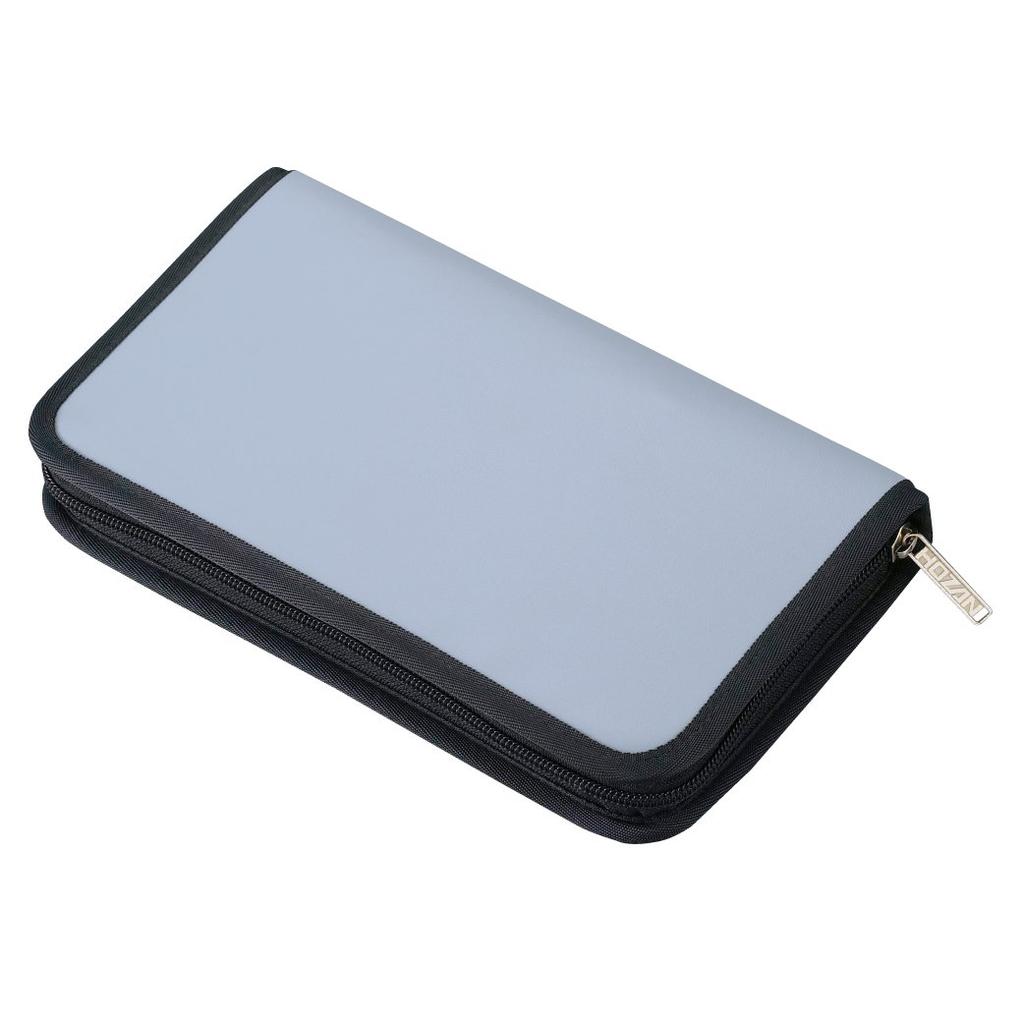 HOZAN Socket Wrench Set, 6.3mm (1/4") and 9.5mm (3/8") Drives, Full Set, Includes Soft Case To Reduce Tool Vibration and Friction, W-512