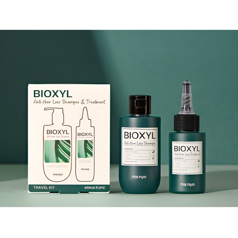 Manyo Factory Bioxyl Travel Shampoo 100ml + Treatment 60ml x 1 [Anti-Hair Loss / Scalp Care / Travel Friendly]