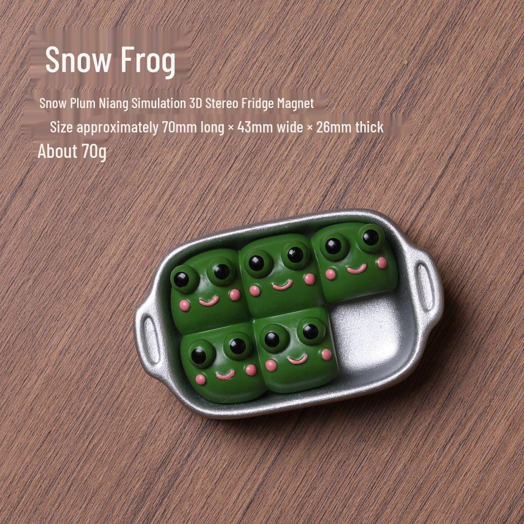 3D Ovocný magnet: Meloun, Třešeň, Jahoda Kočičí design