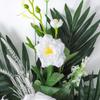 2PCS Wedding Arch Artificial Flowers Hanging Faux Flower Swag Set for Wedding Welcome Signs Reception Ceremony