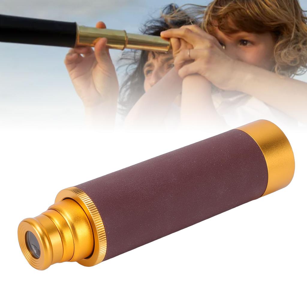 25x30 High Definition Monocular Telescope Retractable Portable Handheld Telescope for Outdoor Hiking Camping Birds Watching