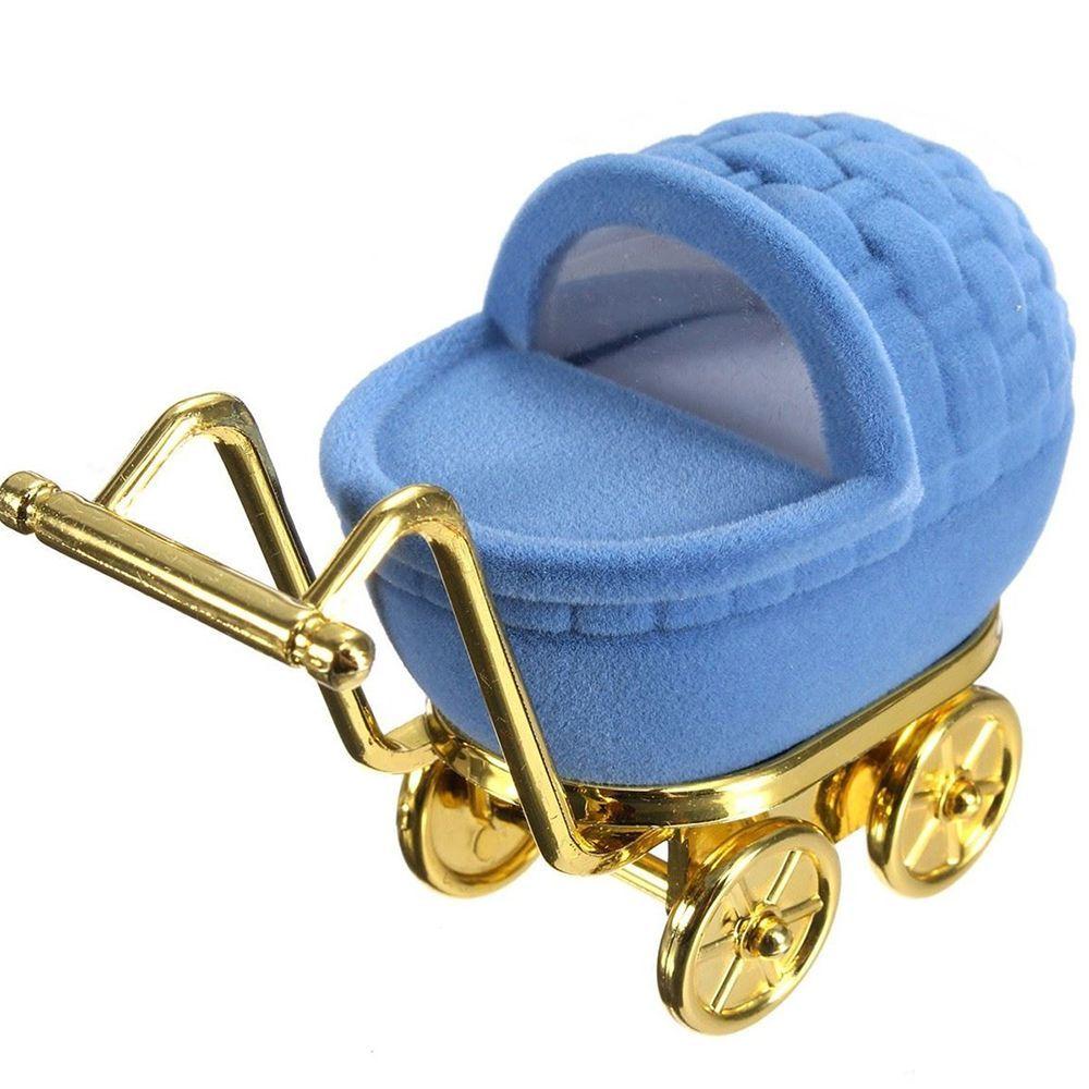 Accessories Necklaces Box Velvet Stroller Ring Box Gift Case Jewelry Display Holder Storage Case
