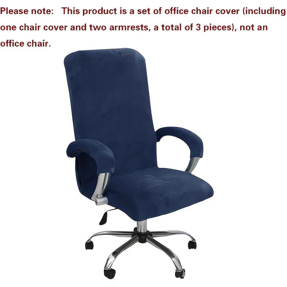 1PC XL Velvet Office Computer Desk Chair Covers Armchair Protector Elastic Cafe Cinema Armchair Case Removable Office Chair