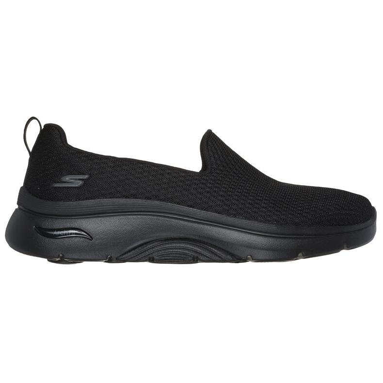 Skechers Go Walk Arch Fit 2.0 Simple Comfortable Durable Breathable Low Top Casual Shoes Women Sneaker Black 125313-BBK