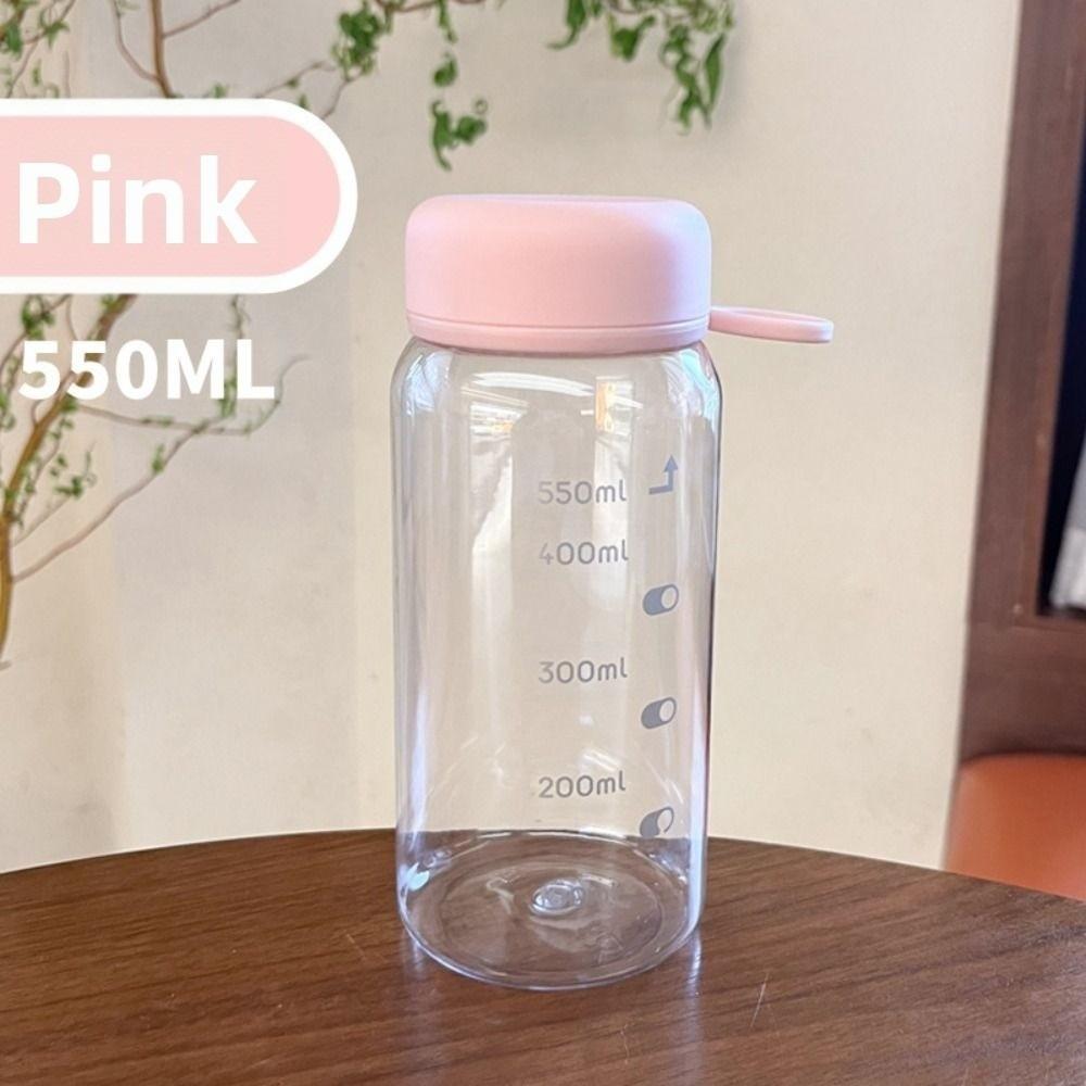 400/550ml Student Water Cup Transparent Drinking Cup INS Sports Water Cup  Outdoor Sports