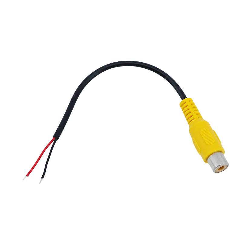15cm Audio 2pin Rca Female or Male Audio Cable Extension Av Single Head Video Plug Stereo Extension Wire Tools Connector