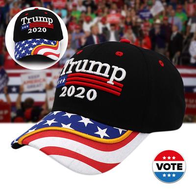 President Donald Trump 2020 USA Flag Baseball Cap Hat Make America Great