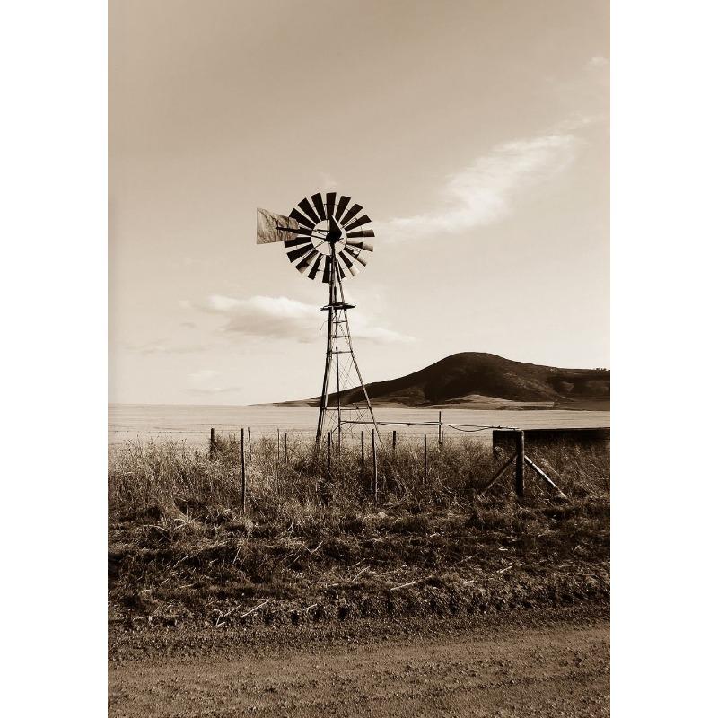 Retro Abstract Farm Landscape Cowboy Haystack Cow Guitar Poster Canvas Painting Printing Art Picture Home Room Wall Decor Gift