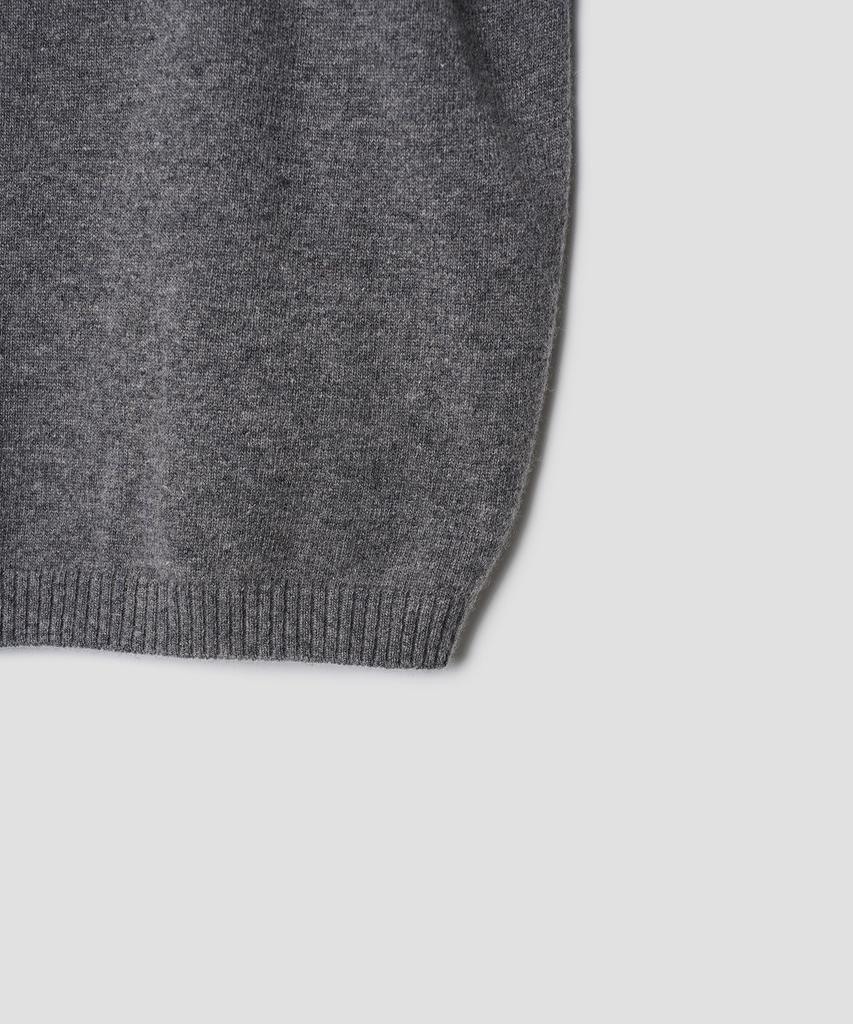 TTUDEMENT Two-Way Knit Bustier Charcoal