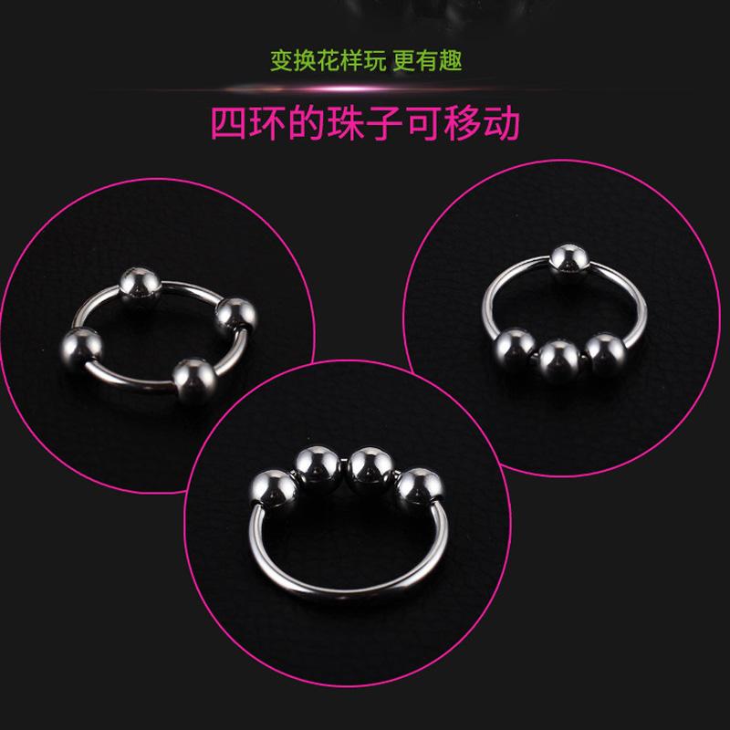 Male Metal Penis Sleeve Cock Rings Foreskin Circumcision Penis Ring Adult Sex Toys Delay Ejaculation Erotic Sex Products for Men