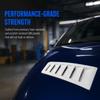 2PCS Universal Mount Engine Cover Air Intake Mesh for Focus RS MK2 Style Engine Hood Modification