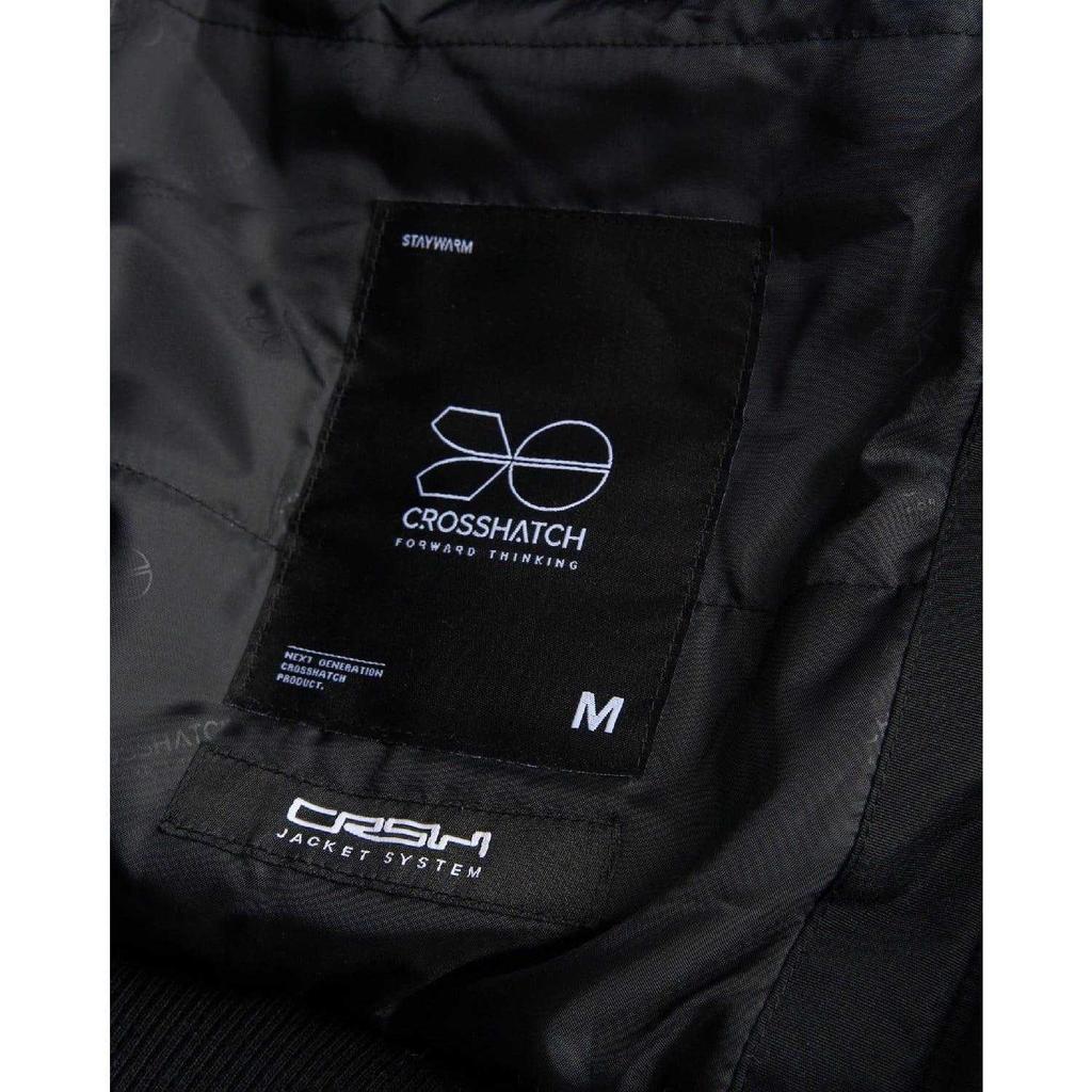 Crosshatch Herren Milwaka Jacke mit Futter aus Kunstfell