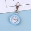 Keychain Pocket Watch Quartz Analog Nurse Fob Watch Clip On Mini Pendant Watch Minimalist Watches For Medical Staff Student Exam
