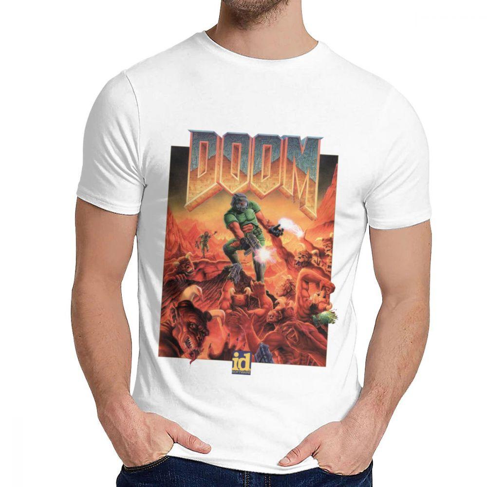 Picture Custom Doom Ii Hell On Earth 1994 T Shirt For Male Summer Cool Man 100