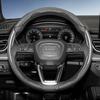 Suitable for 4HGVI Carbon Fiber Texture Steering Wheel Cover with Segmented Quick-Release Design, Durable, for Models Such as Q5 Q3 A4 A6 Q7