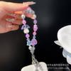 Phone Strap Beaded Wrist Creative Heart Butterfly Phone Chain Crystal Double Chain Spacer Blind Box Chain