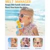 Silicone Ice Cream Holder Two in One Popsicle Stand Multifunctional Drip Catcher for Frozen Treats and Snacks
