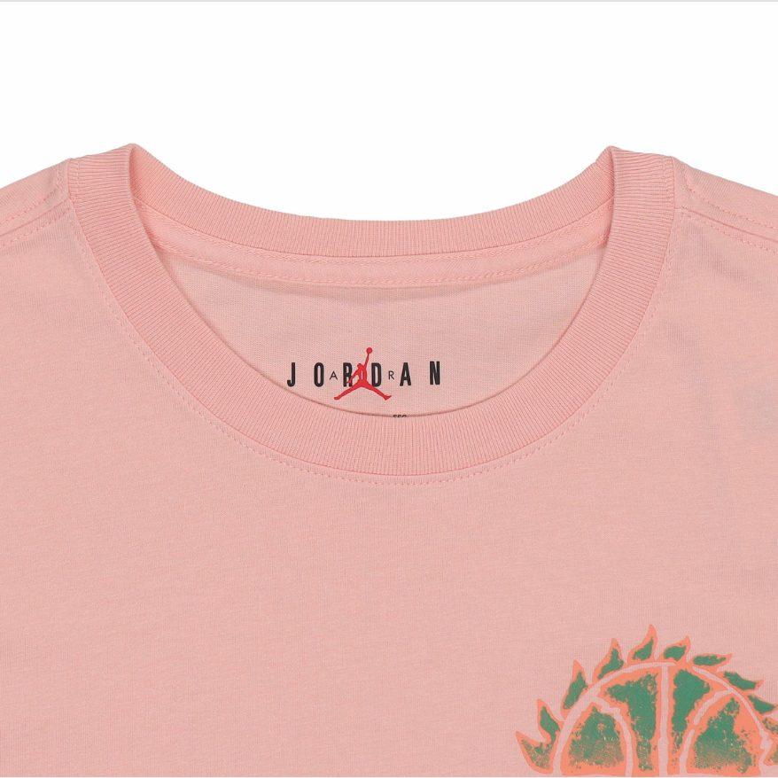 Jordan Set in Sleeve T Shirt Men's Orange Pink DQ8643-800