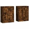VidaXL Wall Cabinets 2 Pcs Smoked Oak Engineered Wood 3198038