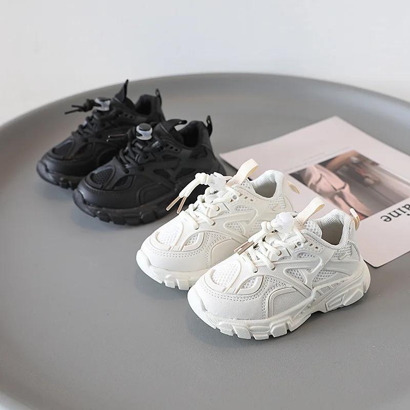 Zapatillas Children Mesh Breathable Sneaker2025Spring Autumn New Baby Soft Bottom Casual Shoe School Sports Sneaker for Boy Girl