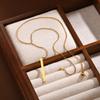Modeschmuck Y-förmige Quaste Halskette Kasten Kette Damen Accessoires 1572