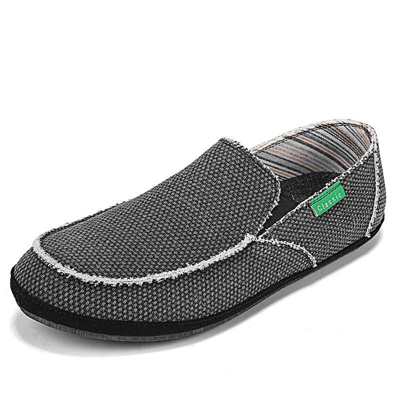 2025 heiß verkaufte Übergrößen-Canvas-Schuhe für Herren, alte Pekinger Stoffschuhe, leichte und lässige Fahrschuhe für Herren