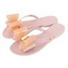 Women's Korean Style Bowknot Flat Rain Slippers Summer Beach Sandals
