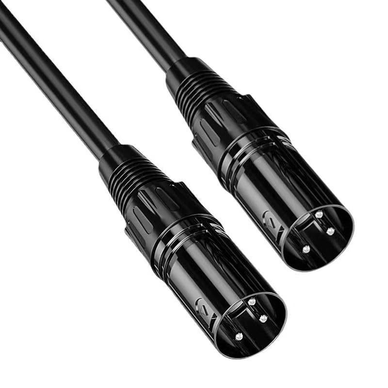 Neatula XLR Cable 3M Microphone Audio Interface Recording Live Balanced Connection Male-Female 3-Pin Black