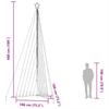 LED Christmas Tree 789 Multicolor LEDs 476 cm
