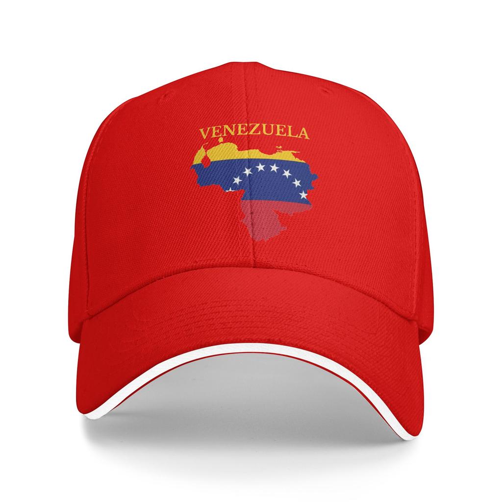 Unisex Venezuela Map Flag Venezuelan Outdoor Hat  Sun Cap Casual Baseball Cap Golf Sunshade