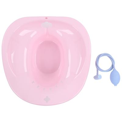 Sitz Bath Seat Deeper Bowl Drain Holes Skid Proof Unisex Toilet Sitz Bath Tub for Men Women