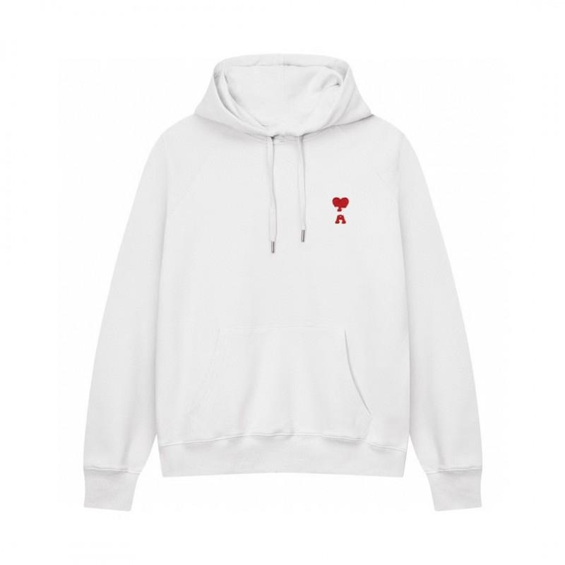 Cotton Couple Matching Set Oversized Hoodie With Heart Print Loose Fit Jogger Pants Men Women