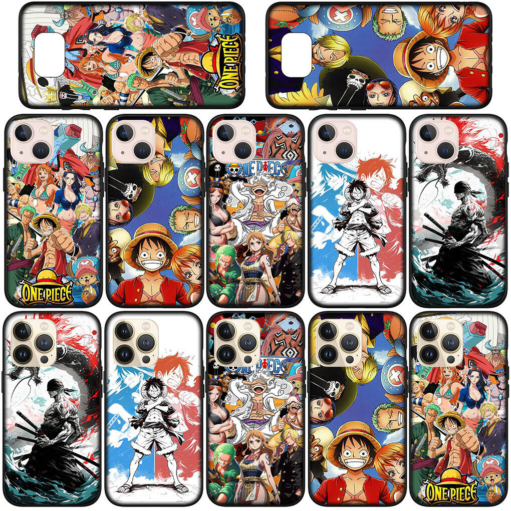 Phone Case for iPhone 17 15 16 Plus X Redmi Note 14 12 11 13 Pro Max Huawei P30 P20 Lite OPPO A60 A40 A80 A54 Wallpaper Luffy One Pieces Roronoa Zoro