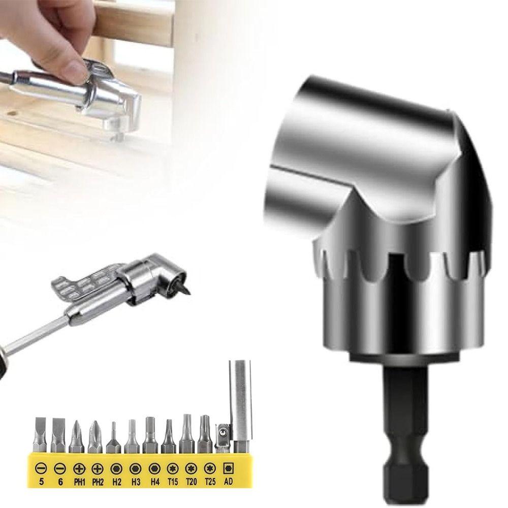 Self-Locking 105°Right Angle Drill Adapter  for Power Drill Tool