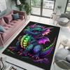 1PC Cute colorful baby dragon fantasy Print Carpet Rug for Living Room Bedroom Sofa Doormat Home Decor Non-slip Floor Mat
