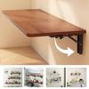 Household Foldable Shelf Wooden Hanging Supports Table For Dining Study Home Office