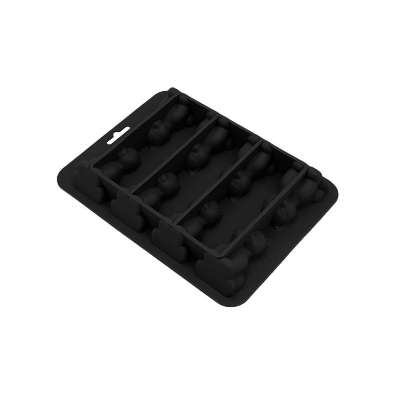 1pc Silicone Cat Ice Mold Tray Diy Easy Release Flexible Ice Cube Maker for Cocktail Silicone Ice Cube Tray for Whiskey