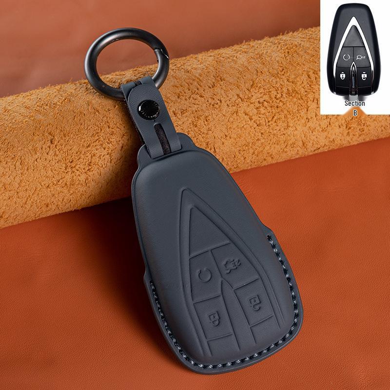 Changan Genuine Leather Key Case for EADO, CS75, CS35, CS55PLUS, Oshan X5/X7, UNI