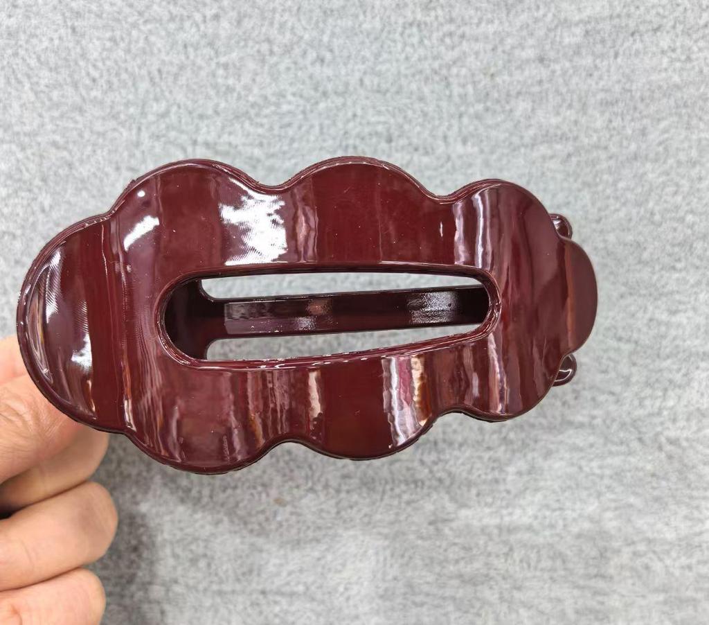 Korean Irregular Cloud Hair Claw Duckbill Clip - Dopamine Style for Women, Flat Head Comfort, Yoga-Friendly (2026 Edition)