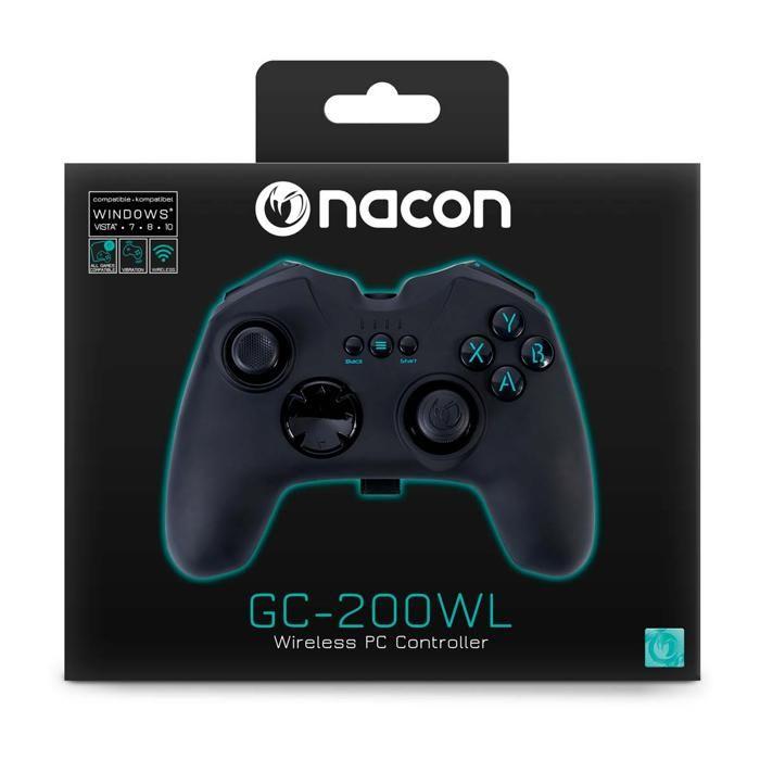Gamepad - NACON - PCGC-200WL - Wireless - Vibration - Black