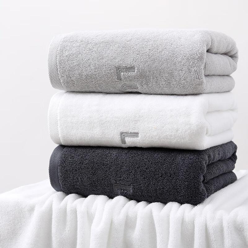 mling Luxury Embroidered Bath Towel