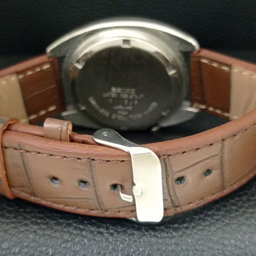 VINTAGE SEIKO AUTOMATIC 7009A JAPAN MENS BROWN COLOR DIAL WATCH A708542-1