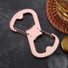 Stainless Steel 8-shaped Carabiner Bottle Opener Outdoor Backpack Clasps  Camping