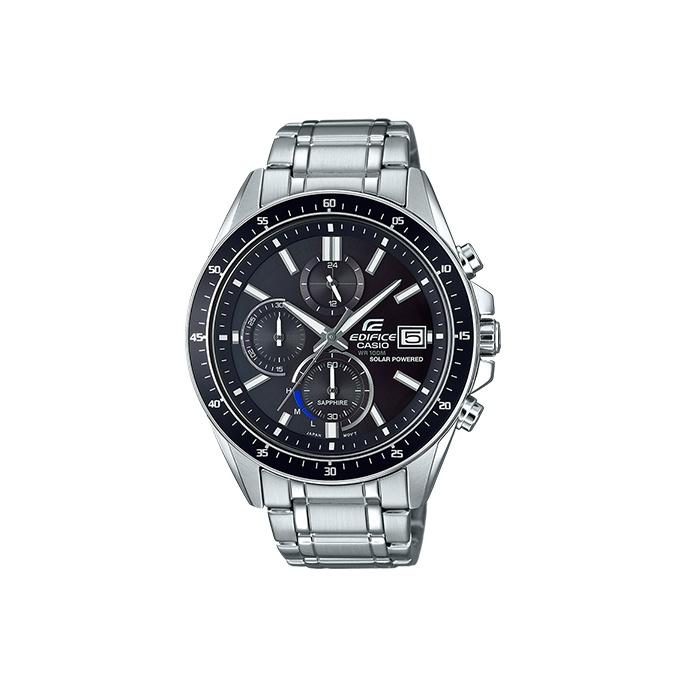 CASIO Men EDIFICE Black Watch EFS-S510D-1AVUPR Black Regular Watch Box