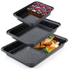 Granit-Bratenpfanne 28X19 / 37.5X25.5 / 47.5X32 cm 3 Stück.