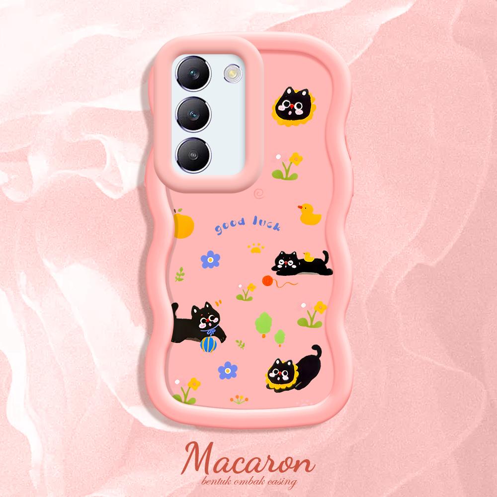 

Окрашенный узор Big Wave Edge Мягкий силиконовый материал Macaron чехол для телефона противоударный защитный резиновый чехол для OnePlus Vivo Motorola Moto Motorola Moto G05