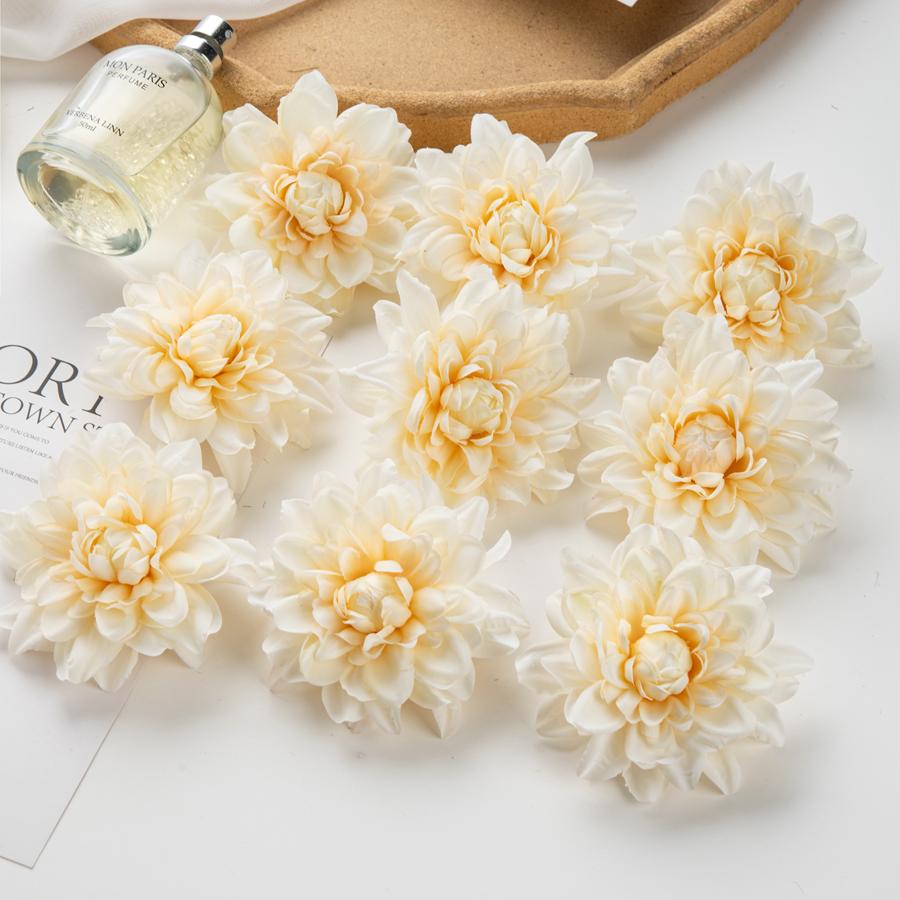 5/10Pcs Artificial Flowers Silk Chrysanthemum DIY Gifts Box Scrapbook Wedding Arch Home Garden Decor Christmas Wreaths Clearance