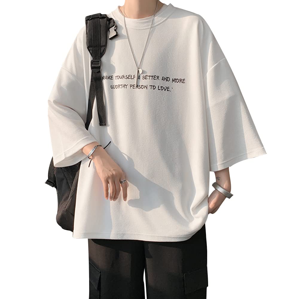 Summer clothes for loose large cool crew big cut and casual soft to the summer summer [foveitaa] men, t-shirt, 3/4 sleeves, cool, fit, size, clothes,