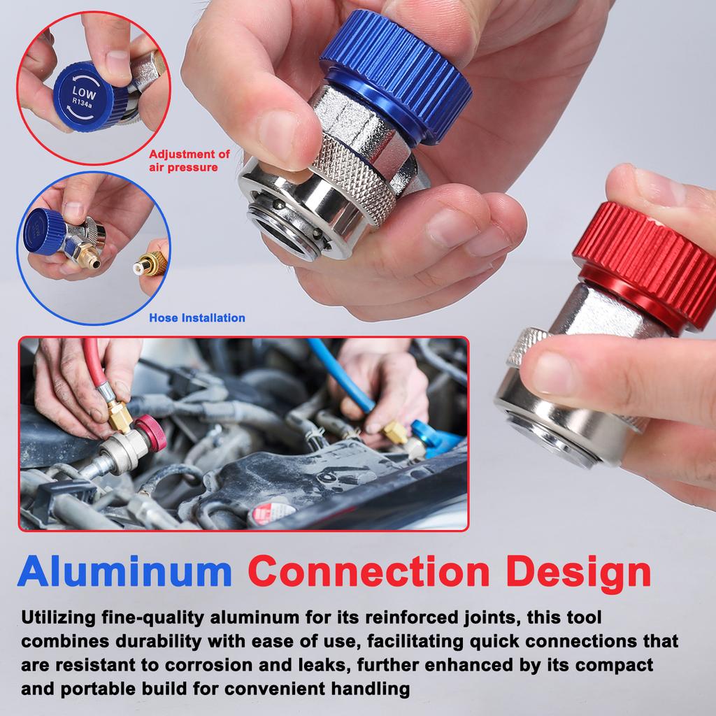 Aparat de aer condiționat automat Umplere cu agent frigorific Tip de vid Înlocuire rezervor de apă Manometru Auto